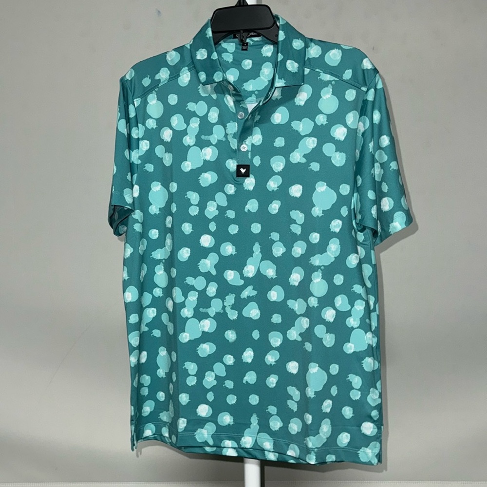 Turquoise Bad Birdie Golf Shirt
